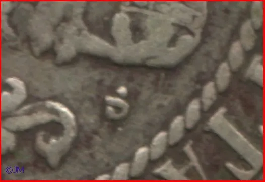 2 markkaa 1865 variantti rahamestarin kirjain
