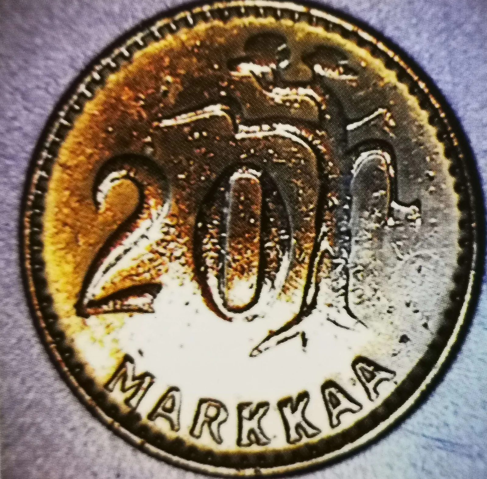 20 markkaa 1954 variantti 1.1 arvopuoli