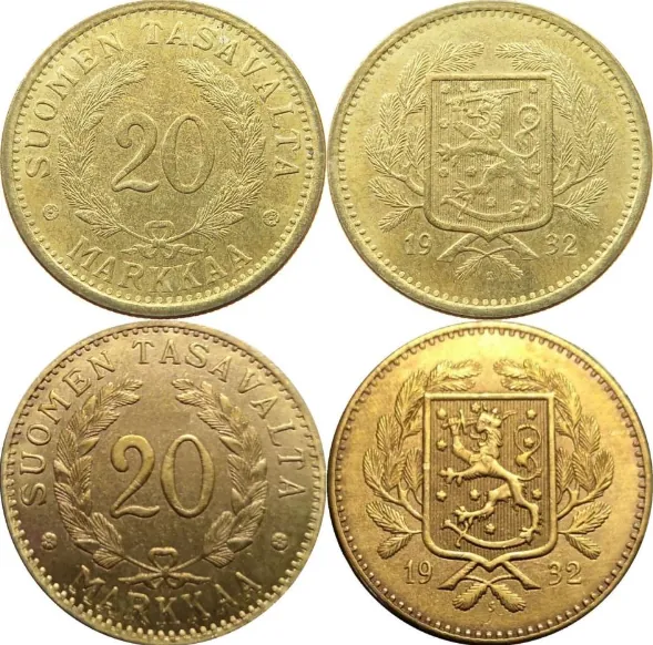 20 markkaa tasavalta 1932 tunnettu väärennös