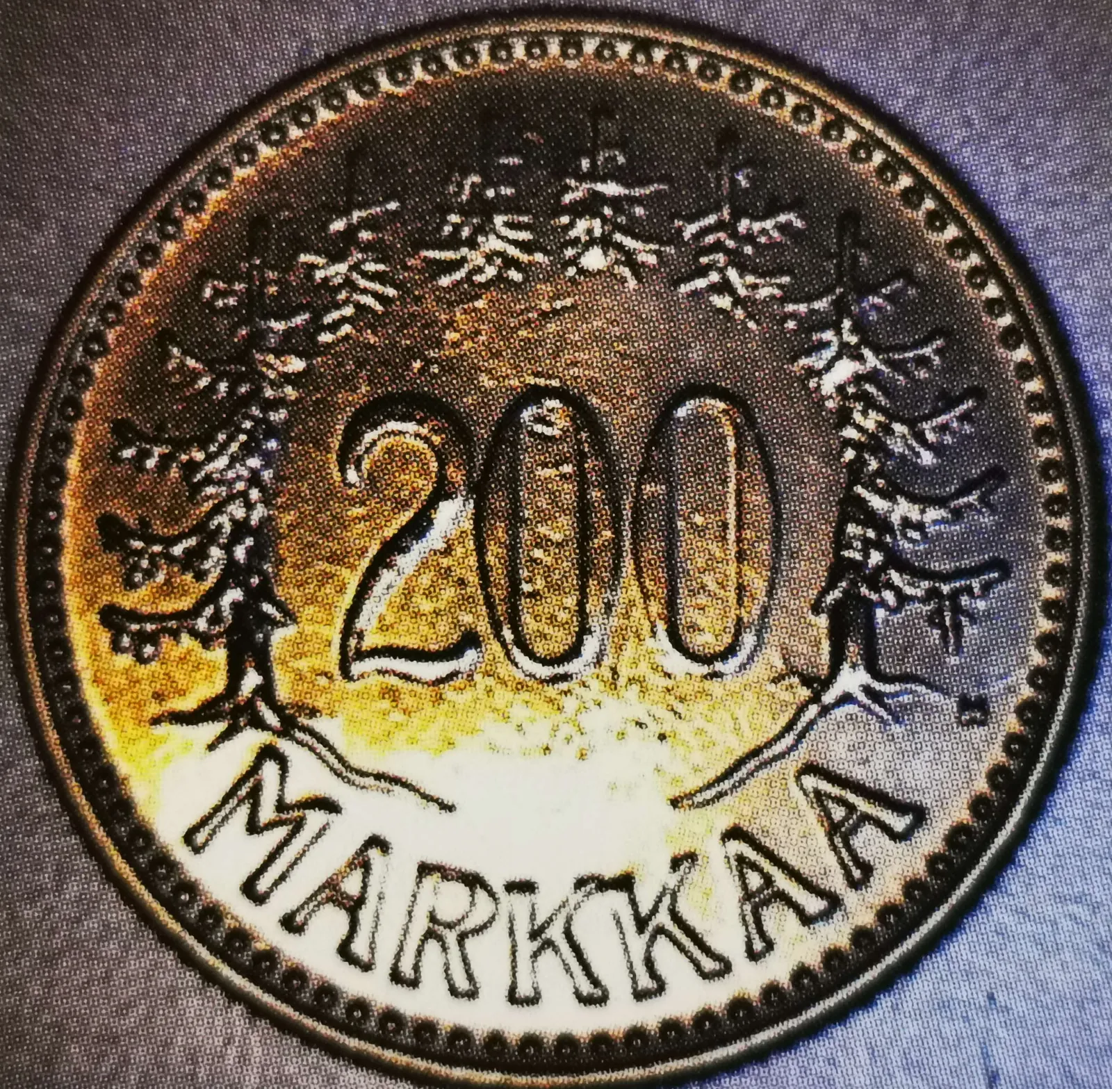 200 markkaa 1958 variantti 1.1 arvopuoli