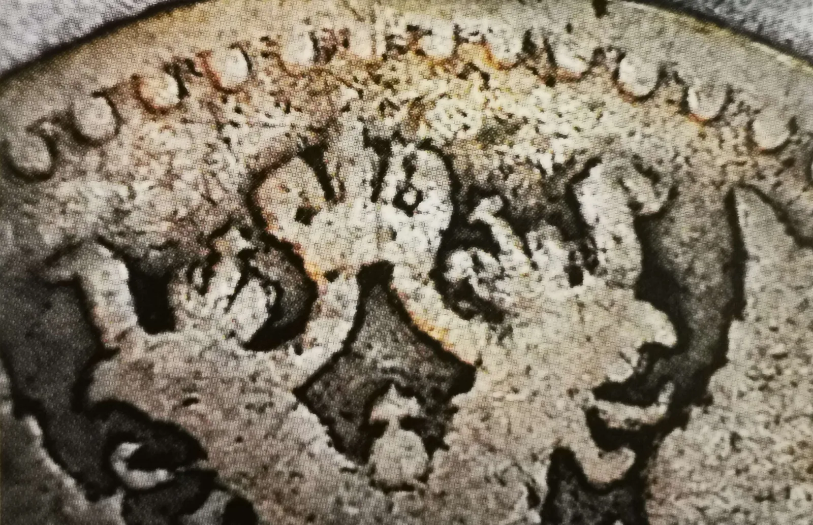 25 penniä 1866 malli 3 tunnuspuoli