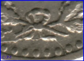 25 penniä 1865 rusettimalli 1a