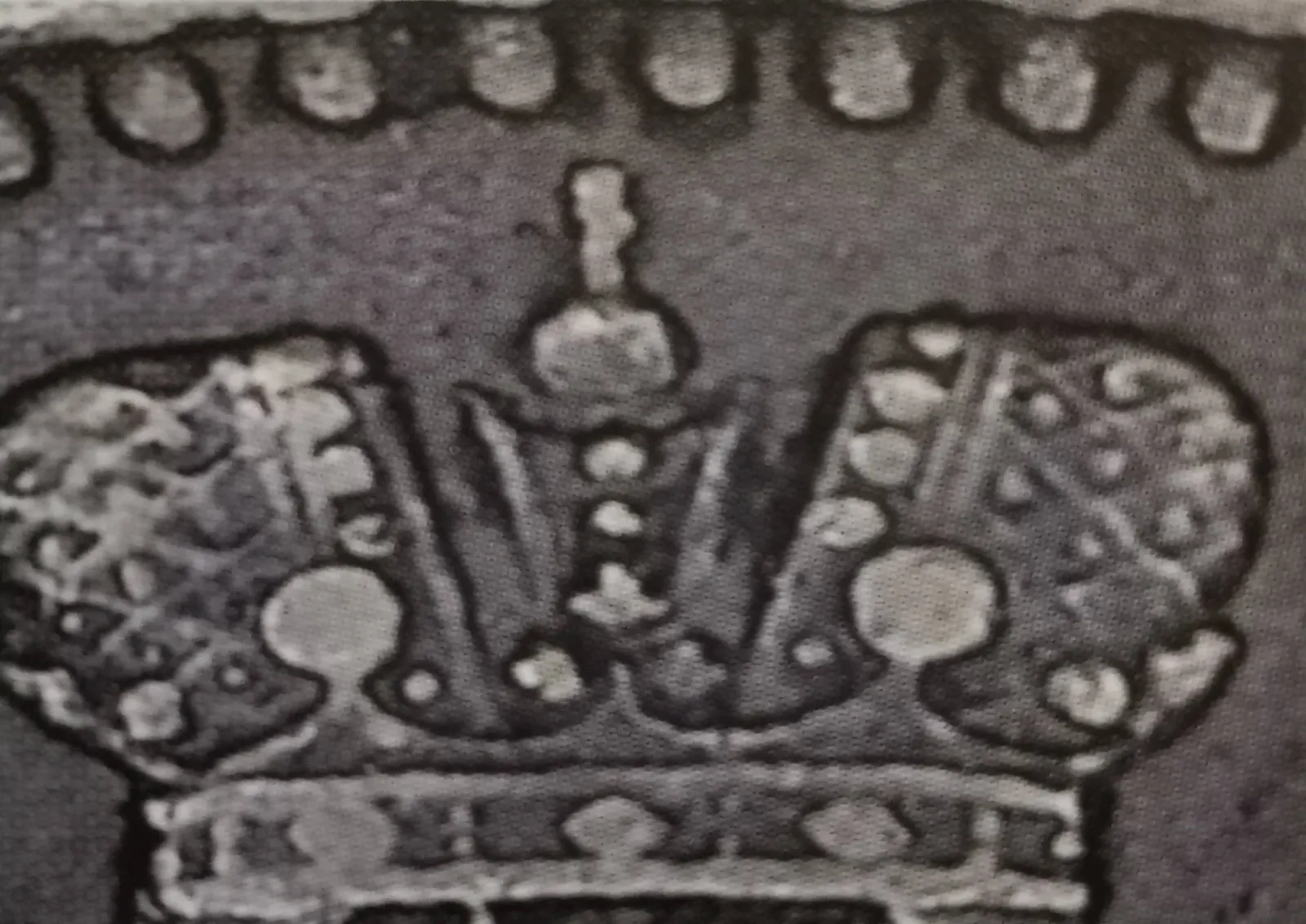 5 pennia 1865 - variantti 5 - Tunnuspuoli