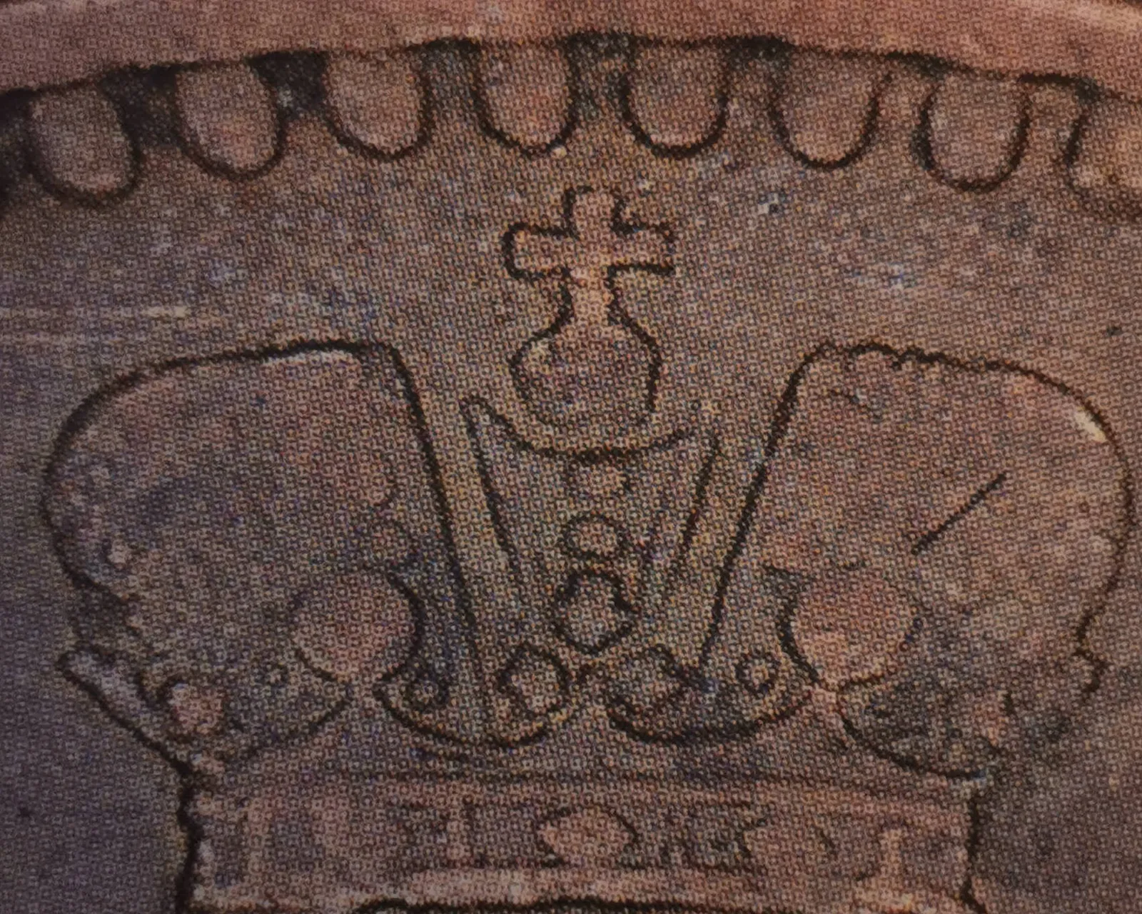 5 pennia 1866 - variantti 2 - Tunnuspuoli