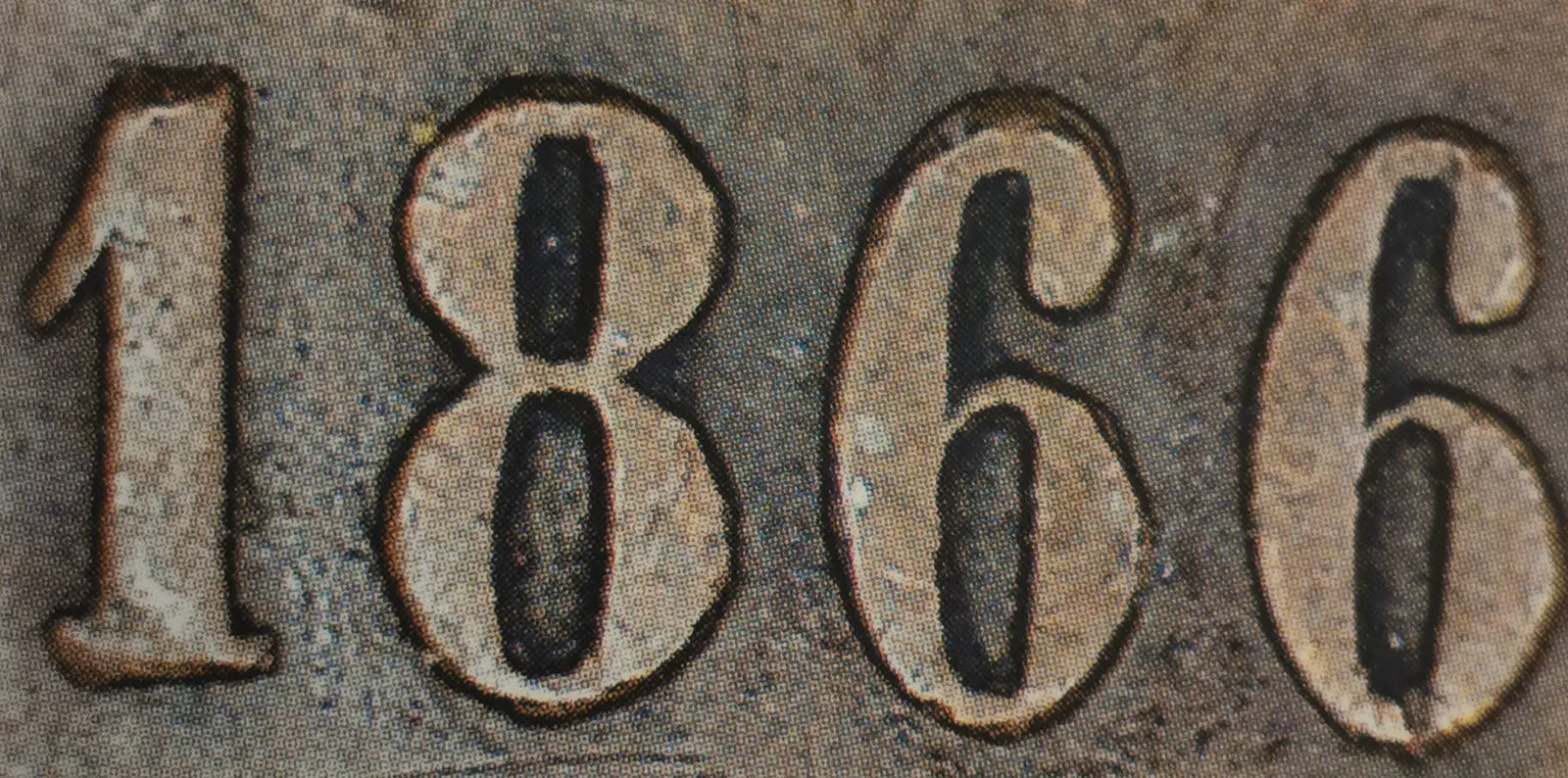 5 pennia 1866 - variantti 2.8 - Arvopuoli