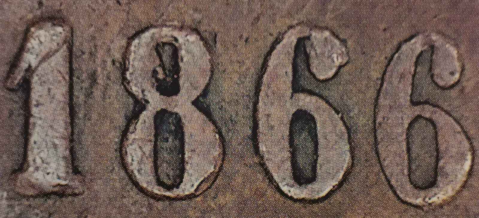 5 pennia 1866 - variantti 2.9 - Arvopuoli