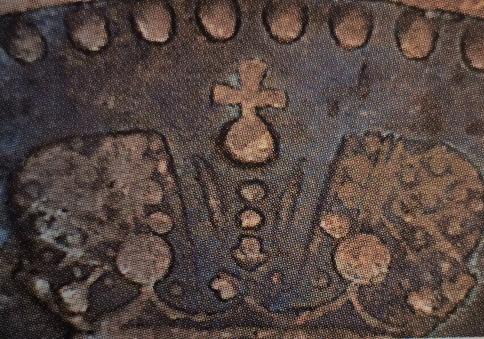 5 pennia 1866 - variantti 3 - Tunnuspuoli