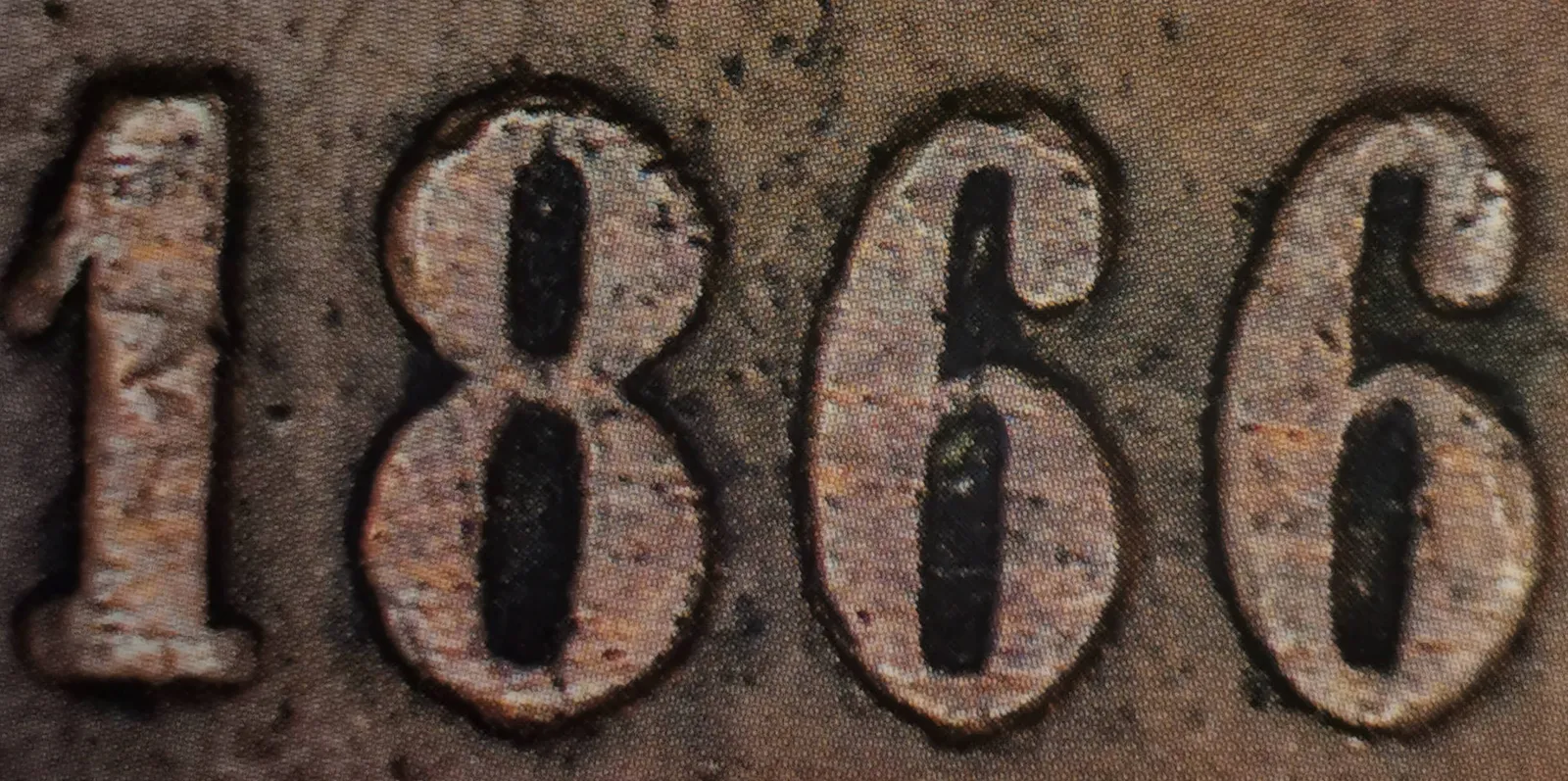 5 pennia 1866 - variantti 3.11 - Arvopuoli