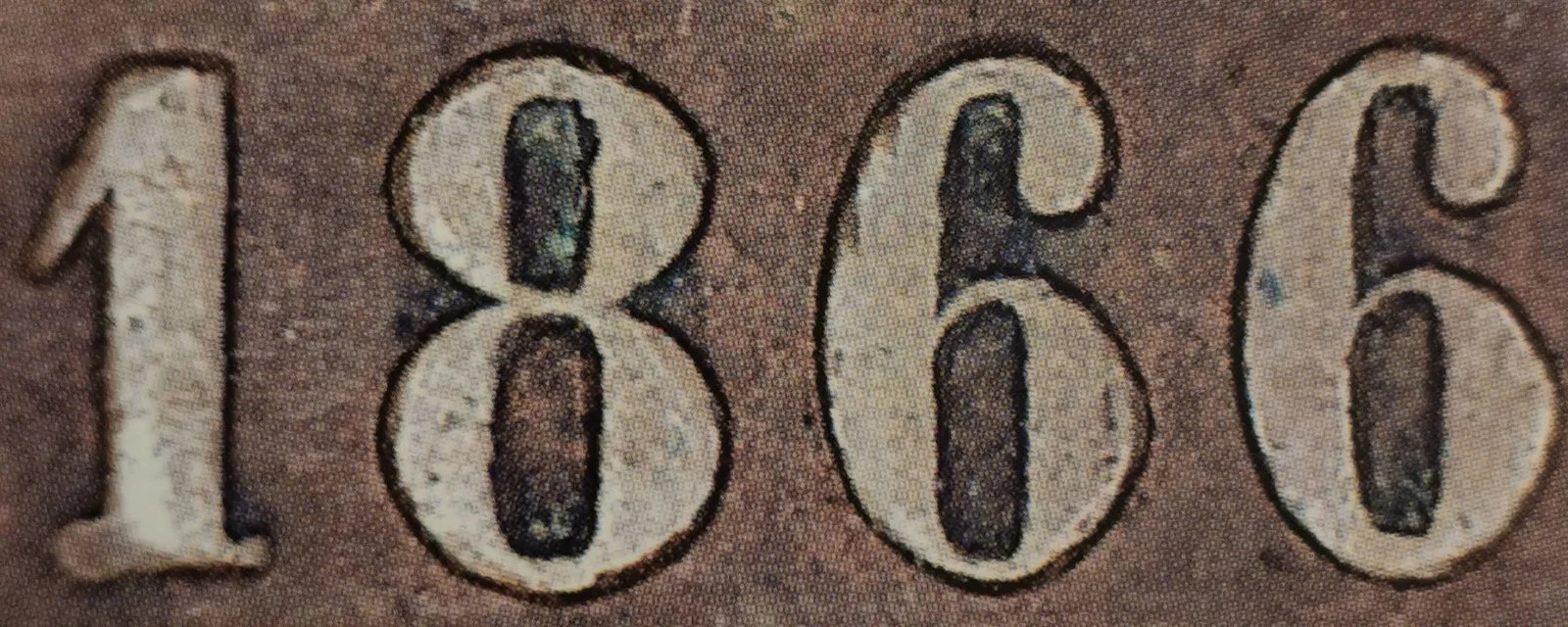 5 pennia 1866 - variantti 3.5 - Arvopuoli