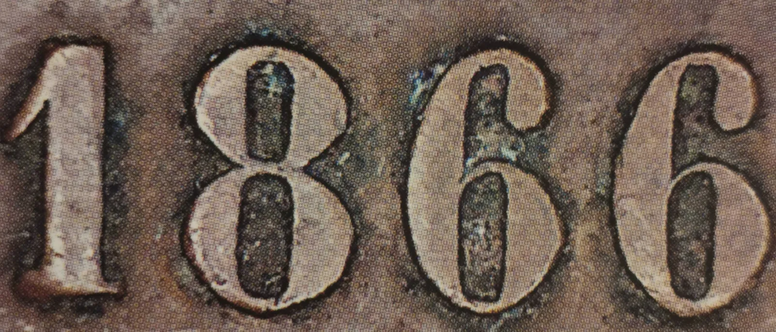 5 pennia 1866 - variantti 3.6 - Arvopuoli