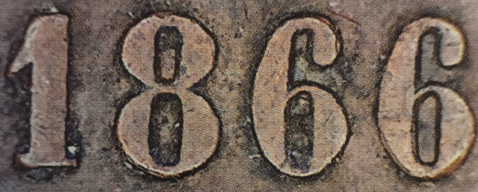 5 pennia 1866 - variantti 3.7 - Arvopuoli