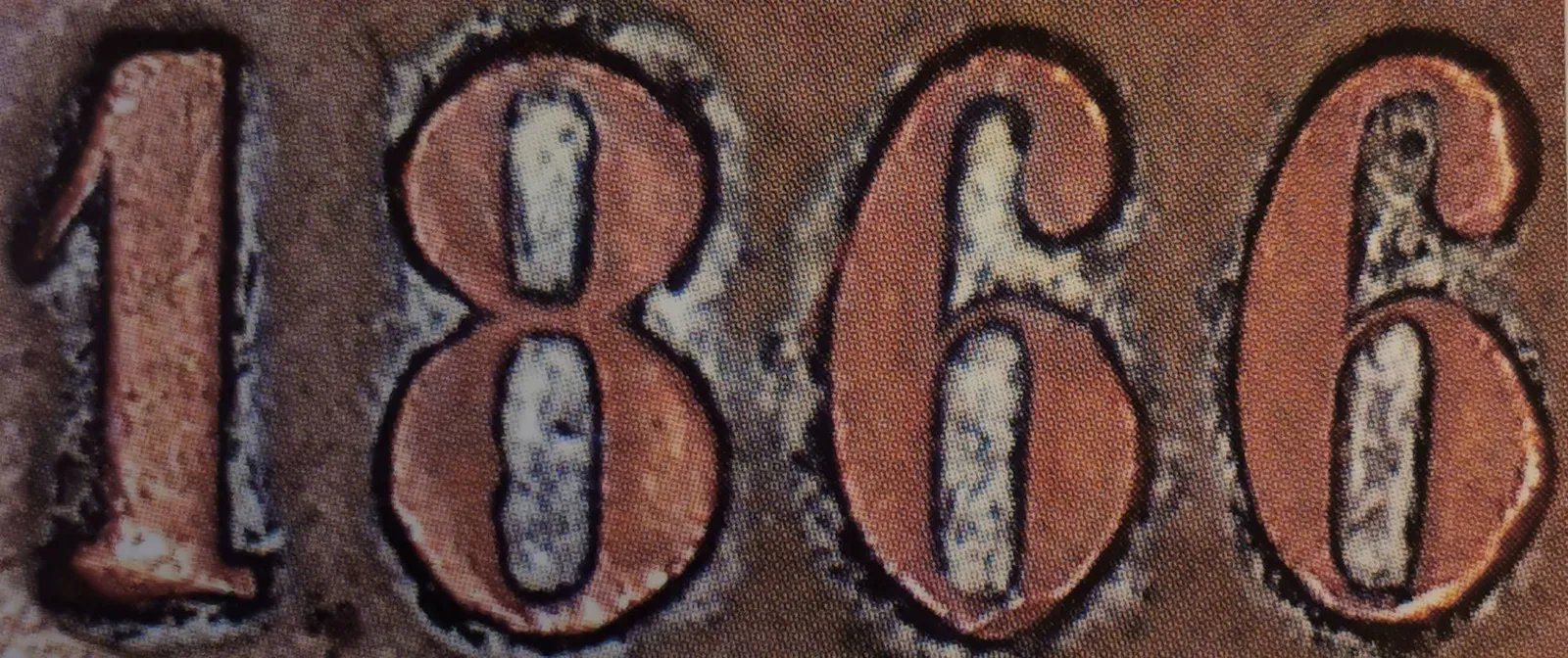 5 pennia 1866 - variantti 4 - Arvopuoli