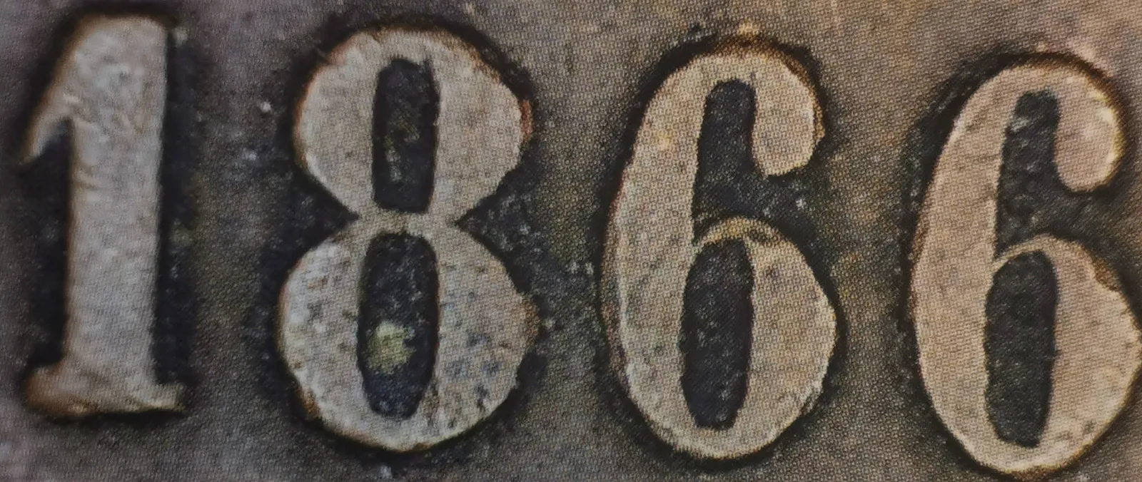 5 pennia 1866 - variantti 7 - Arvopuoli