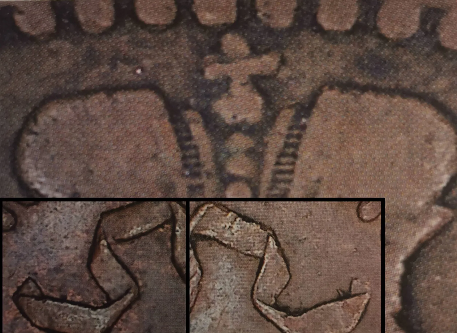 5 pennia 1870 - variantti 1.2 - Tunnuspuoli