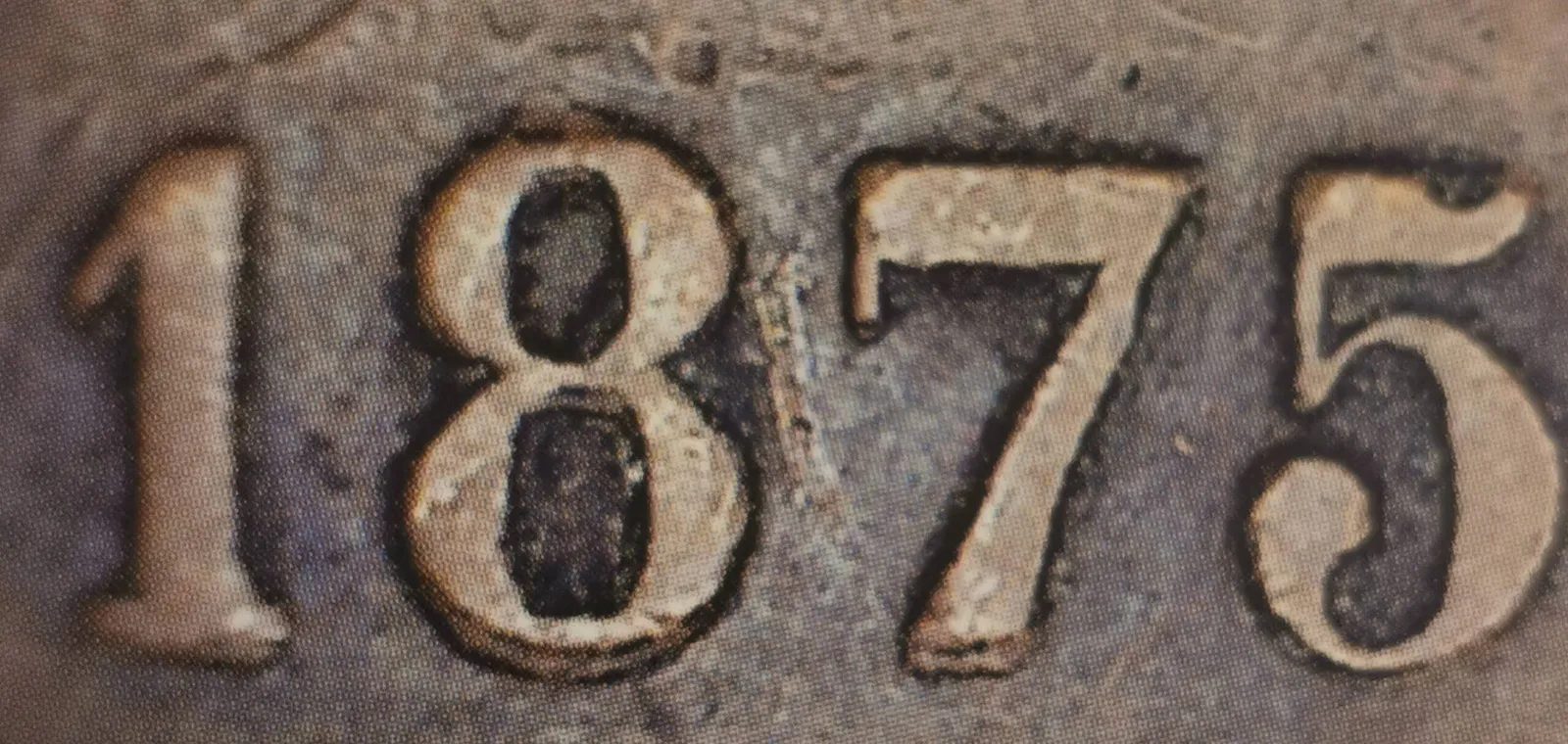5 pennia 1875 - variantti 1.2 - Arvopuoli