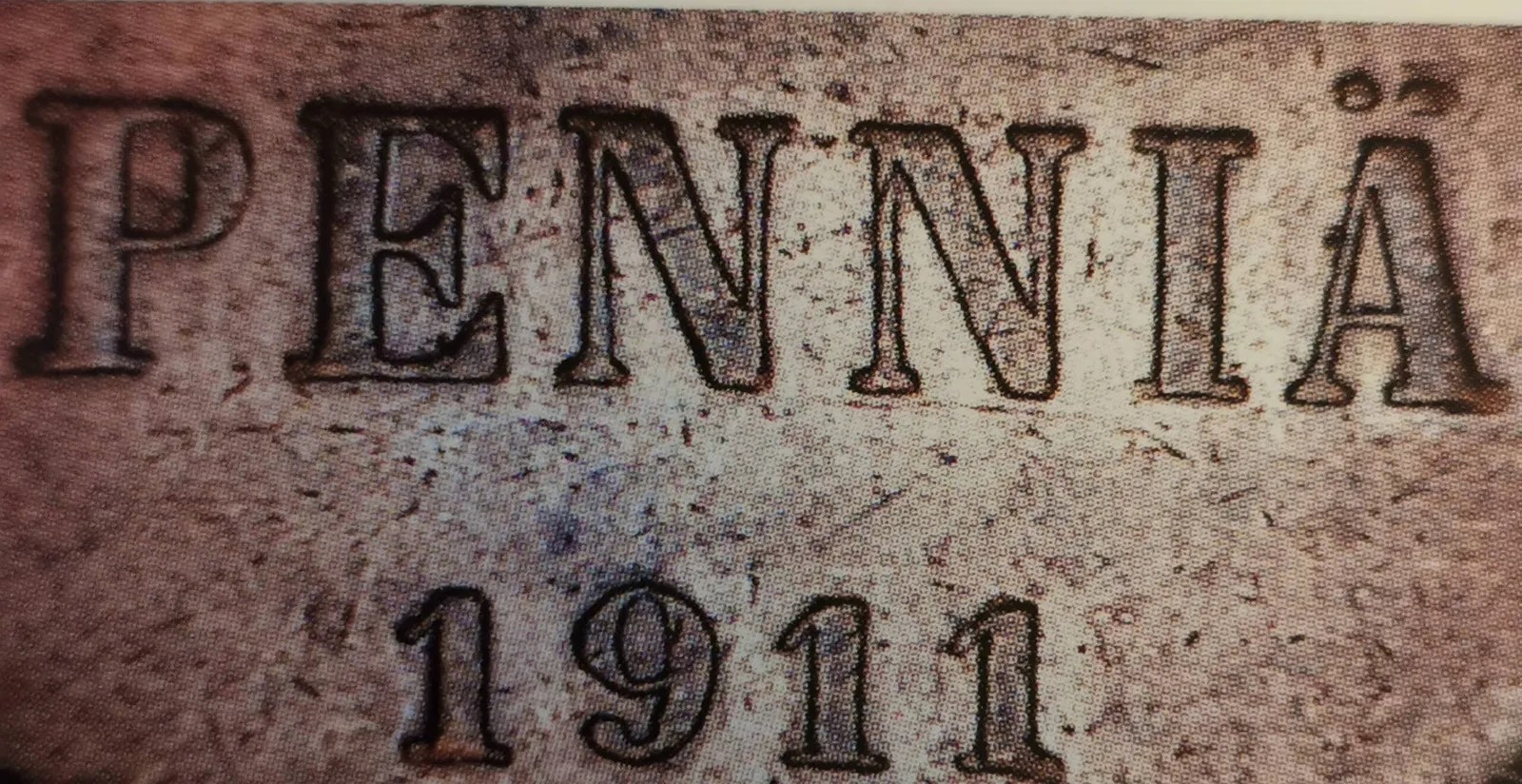 5 pennia 1911 - variantti 1.1 - Arvopuoli