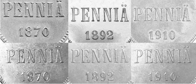 5 Penniä suuriruhtinaskunta tunnetut väärennökset
