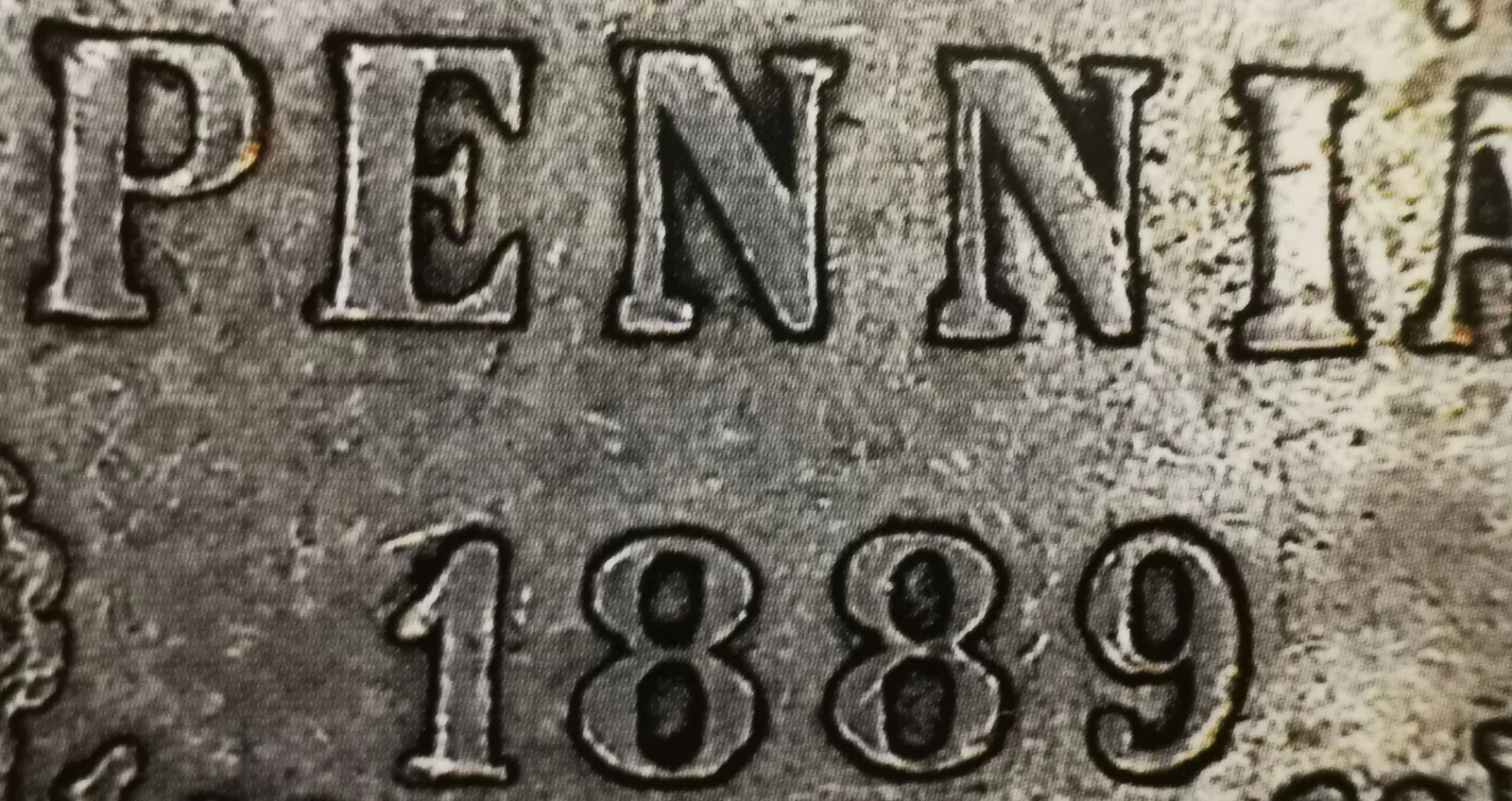 50 penniä 1889 variantti 1.1 arvopuoli