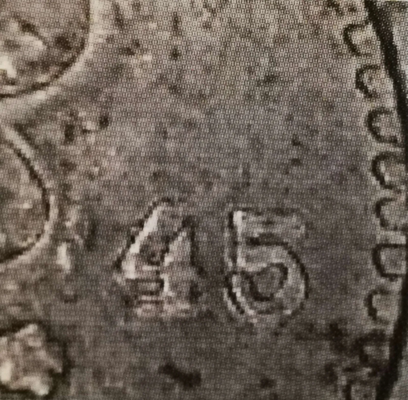 50 penniä 1945 variantti 1.3 tunnuspuoli