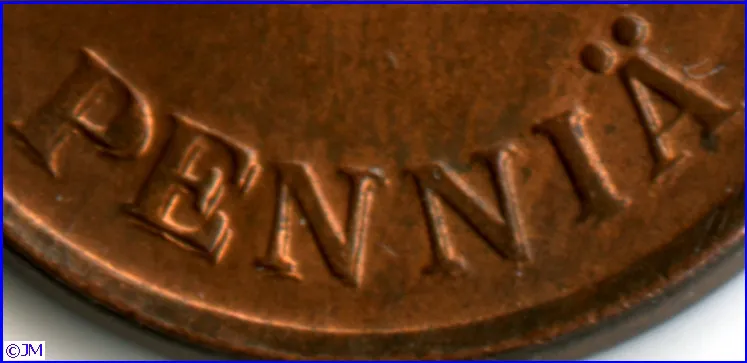 5 Penniä 1920 variantti